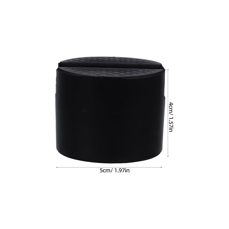 2pcs Jack Stand Pads Universal Rubber Slotted Pads Rubber Jack Pads For Car Maintenance - Image 4