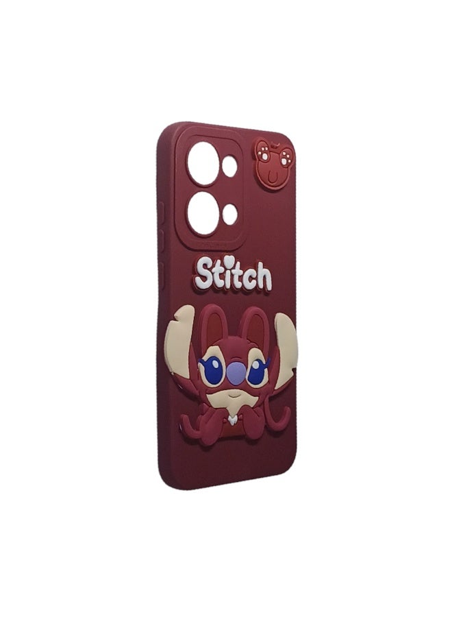 Phone Back Cover  for Oppo Reno 13 burgundy - Image 2
