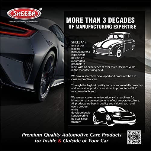SHEEBA Dashboard & Interior Polish Protectant with applicator pad for Cars & Bikes, Restores Original Look, Long Lasting, For Plastic & Vinyl Surfaces, Prevents Ageing, Dullness, Non Greasy: 500mL - Image 4