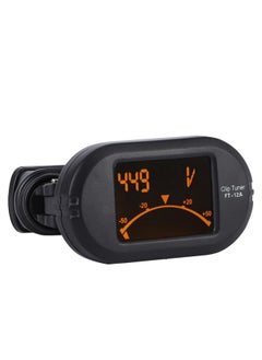 Thoraya Flanger Clip Tuner Guitar Bass Violin Ukulele Clip on Tuner ABS LCD Display FT‑12A  - Image 3