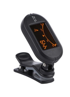 Thoraya Flanger Clip Tuner Guitar Bass Violin Ukulele Clip on Tuner ABS LCD Display FT‑12A  - Image 5