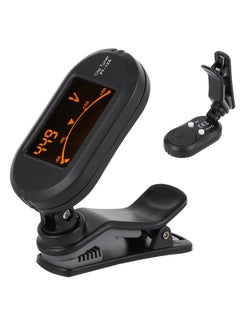 Thoraya Flanger Clip Tuner Guitar Bass Violin Ukulele Clip on Tuner ABS LCD Display FT‑12A  - Image 4