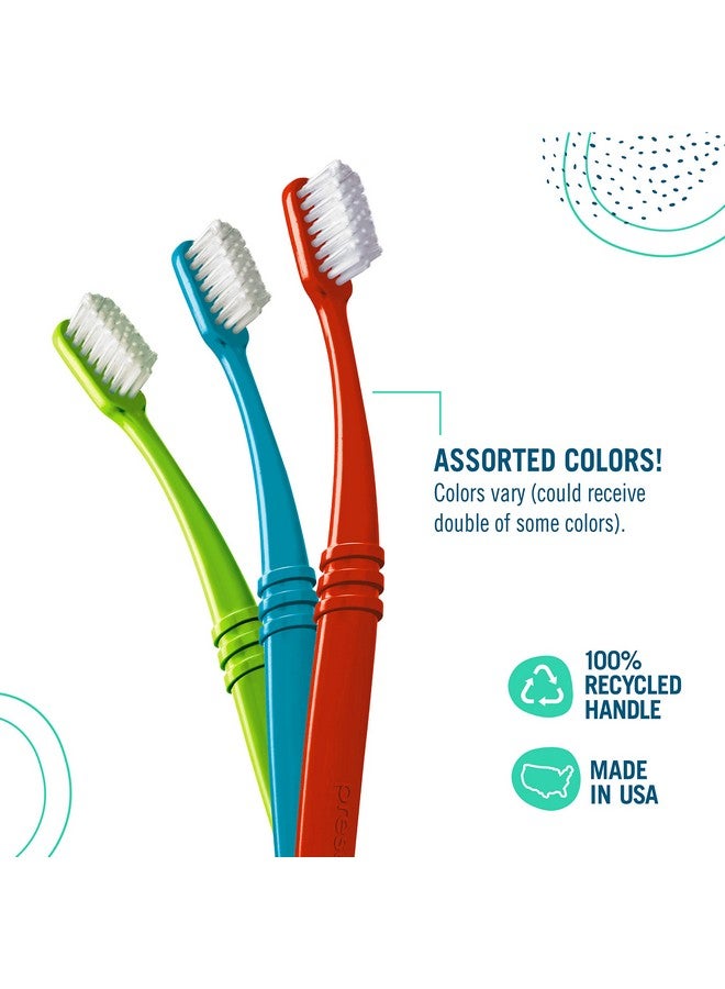 Preserve Eco Friendly Adult Toothbrushes, Made in The USA from Recycled Plastic, Lightweight Paper Packaging, Ultra Soft Bristles, Colors Vary, 3 Count - Image 5