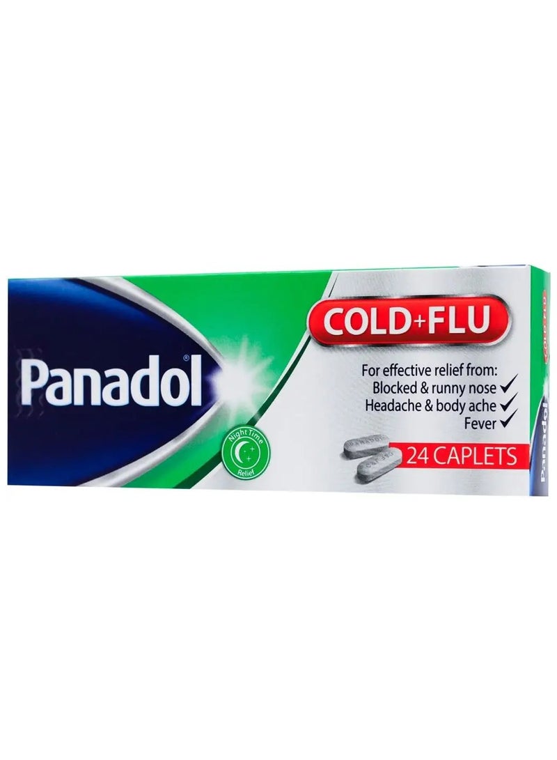 Panadol Cold+Flu Caplets 24's