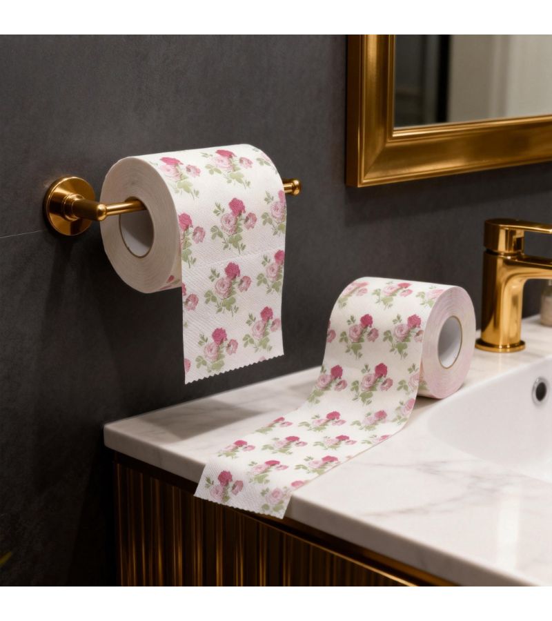 Thickened 160 Sheet Floral Paper Towels Water Resistant For Party And Family Use - Image 5