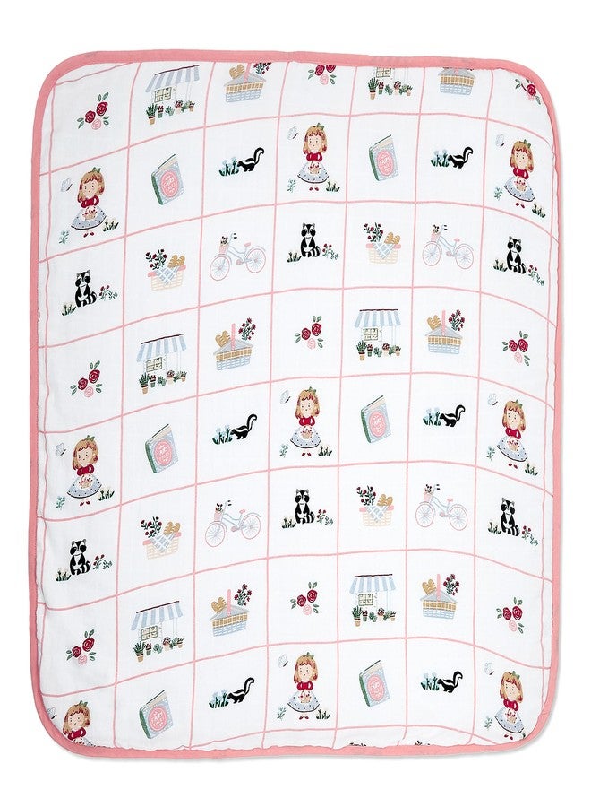 haus & kinder Hooded Baby Bath Towel for Newborn Baby | Terry Muslin Baby Towel | Baby Towels Newborn | 80 x 80 cm | Scarlet On Adventure | 0–12 Months - Image 2