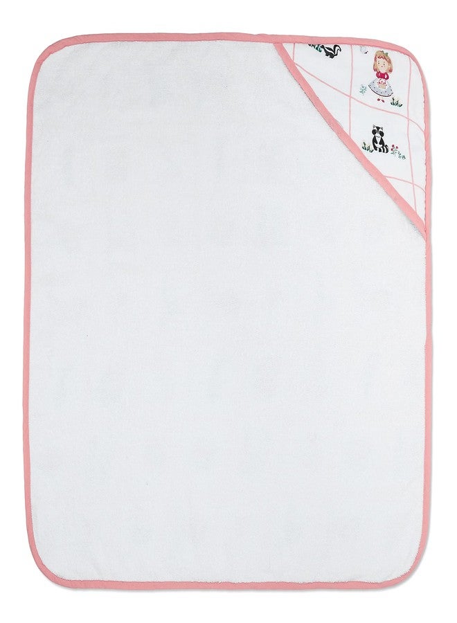 haus & kinder Hooded Baby Bath Towel for Newborn Baby | Terry Muslin Baby Towel | Baby Towels Newborn | 80 x 80 cm | Scarlet On Adventure | 0–12 Months - Image 3