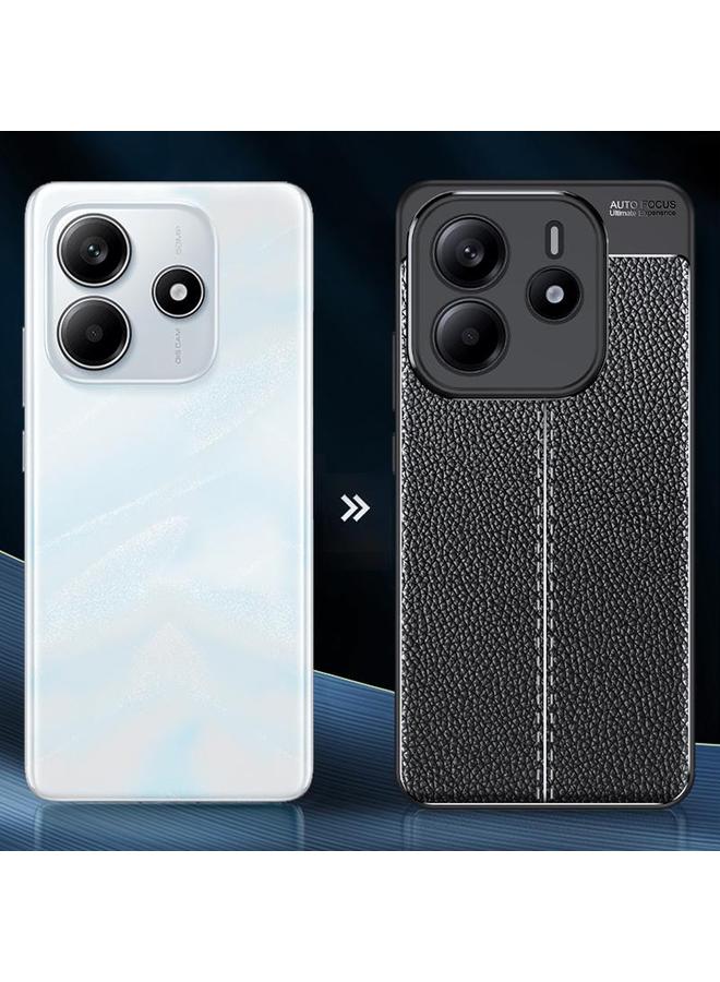 erorex Case For Redmi Note 14 4G 163.25mm Litchi Texture Shockproof TPU Phone Case - Image 5