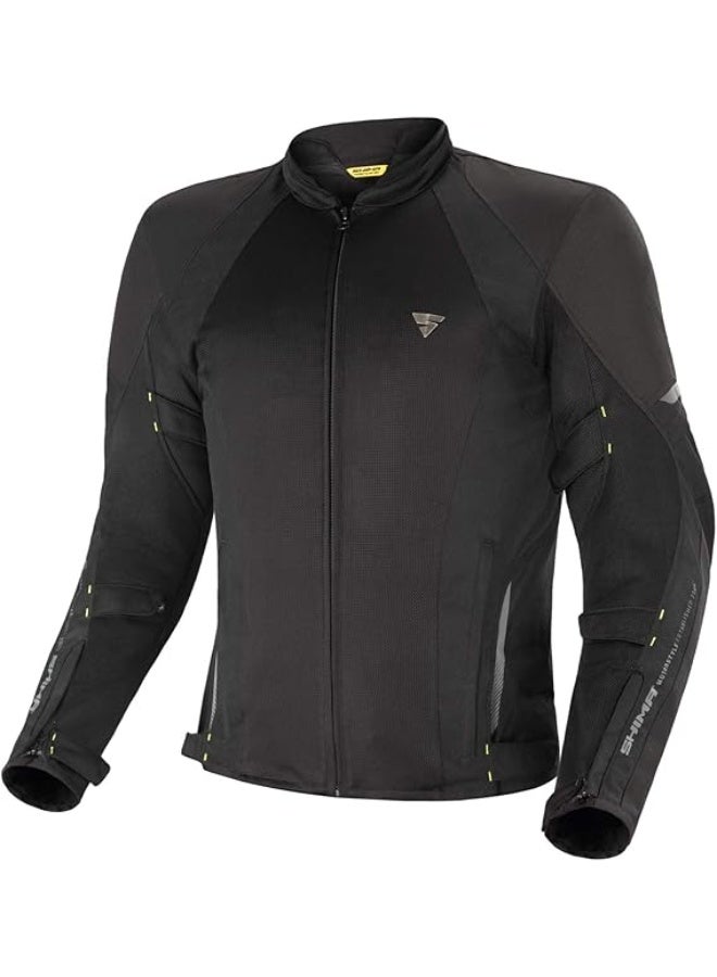 SHIMA جاكيت شيماء أسود Jet مقاوم للماء، غشاء قابل للإزالة، مستوى 2 للرجال - Image 1