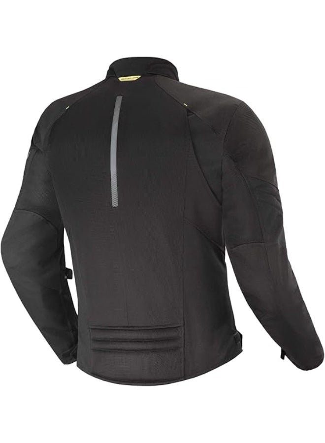 SHIMA جاكيت شيماء أسود Jet مقاوم للماء، غشاء قابل للإزالة، مستوى 2 للرجال - Image 2