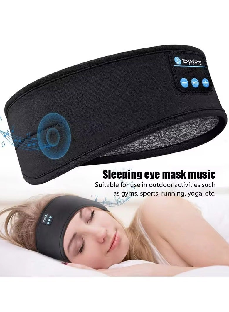 Fone Bluetooth Earphones Sports Sleeping Headband Elastic Wireless Headphones Music Eye Mask Wireless Bluetooth Headset Headband - Image 1
