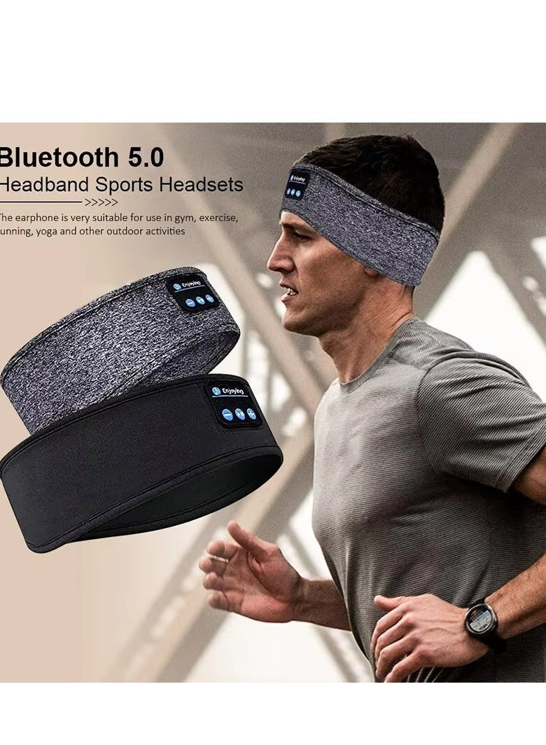Fone Bluetooth Earphones Sports Sleeping Headband Elastic Wireless Headphones Music Eye Mask Wireless Bluetooth Headset Headband - Image 4