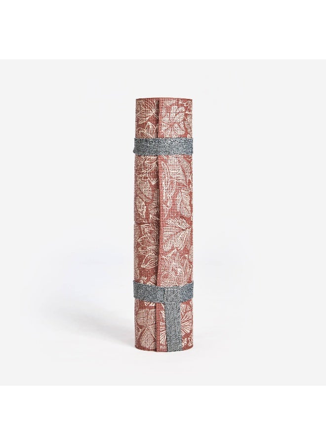 KIMJALY 8 mm Grippy and Comfortable Gentle Yoga Mat - Beige/Brown Print - Image 3