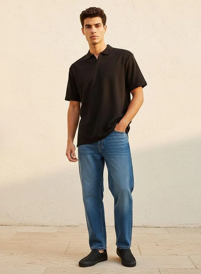 Starter  Starter Short Sleeves Textured Polo T-shirt for Men | Best Price UAE
