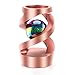 Apqdw Kinetic Spinning Desk Toy Kinetic Ball Desk Toy Metal Desk Fidget for Office for Adults Rose Gold - Image 2