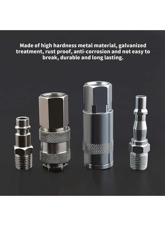 Variant Color 2pcs Euro to PCL Adapter Kit 14 Inch BSP Male to Female Air Compressor Connector - Image 3