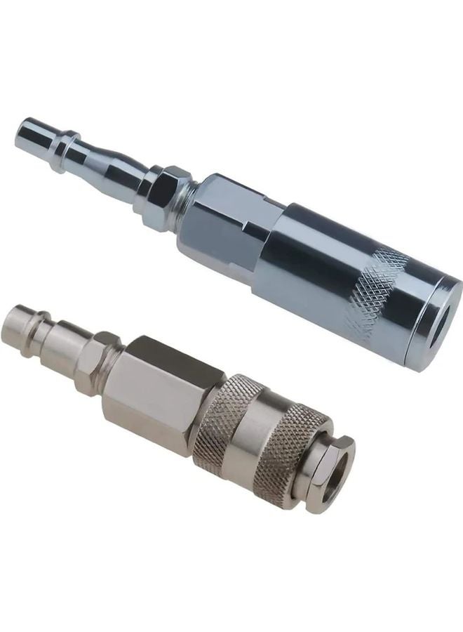 Variant Color 2pcs Euro to PCL Adapter Kit 14 Inch BSP Male to Female Air Compressor Connector - Image 1