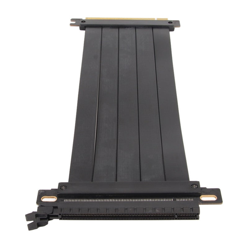 كابل تمديد رافع PCIE 4.0 X16 بطول 60 سم أسود - توافق واسع مع بطاقات الرسوميات RTX 40 Series - تصميم نحيف ومرن - كابل تمديد PCIE لتركيب بطاقة الرسوميات بشكل عمودي - Image 2