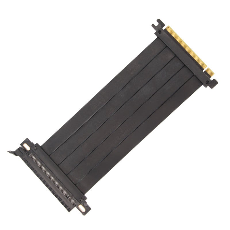 كابل تمديد رافع PCIE 4.0 X16 بطول 60 سم أسود - توافق واسع مع بطاقات الرسوميات RTX 40 Series - تصميم نحيف ومرن - كابل تمديد PCIE لتركيب بطاقة الرسوميات بشكل عمودي - Image 5