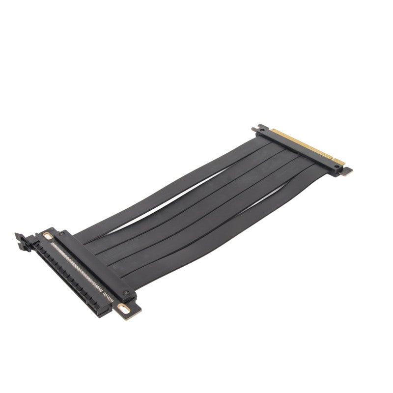 كابل تمديد رافع PCIE 4.0 X16 بطول 60 سم أسود - توافق واسع مع بطاقات الرسوميات RTX 40 Series - تصميم نحيف ومرن - كابل تمديد PCIE لتركيب بطاقة الرسوميات بشكل عمودي - Image 3