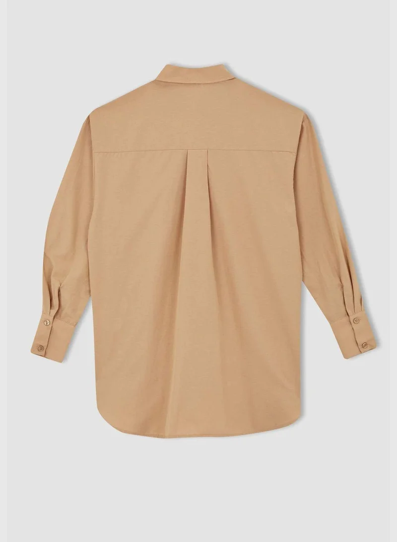 DeFacto Woman Regular Fit Woven Long Sleeve Tunic