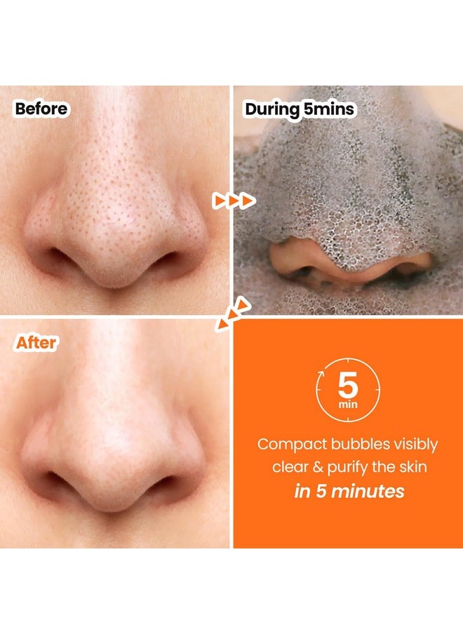 Glam Up - GLAM UP Clean Bubbling Carbonated Clay Mask for Face Purifying- Blackhead Remover, Peel Off, Pore Clearing, Deep Cleansing, Detoxing Bubble Clay Mask, Vegan 135ml (4.56 Fl Oz) - Image 1