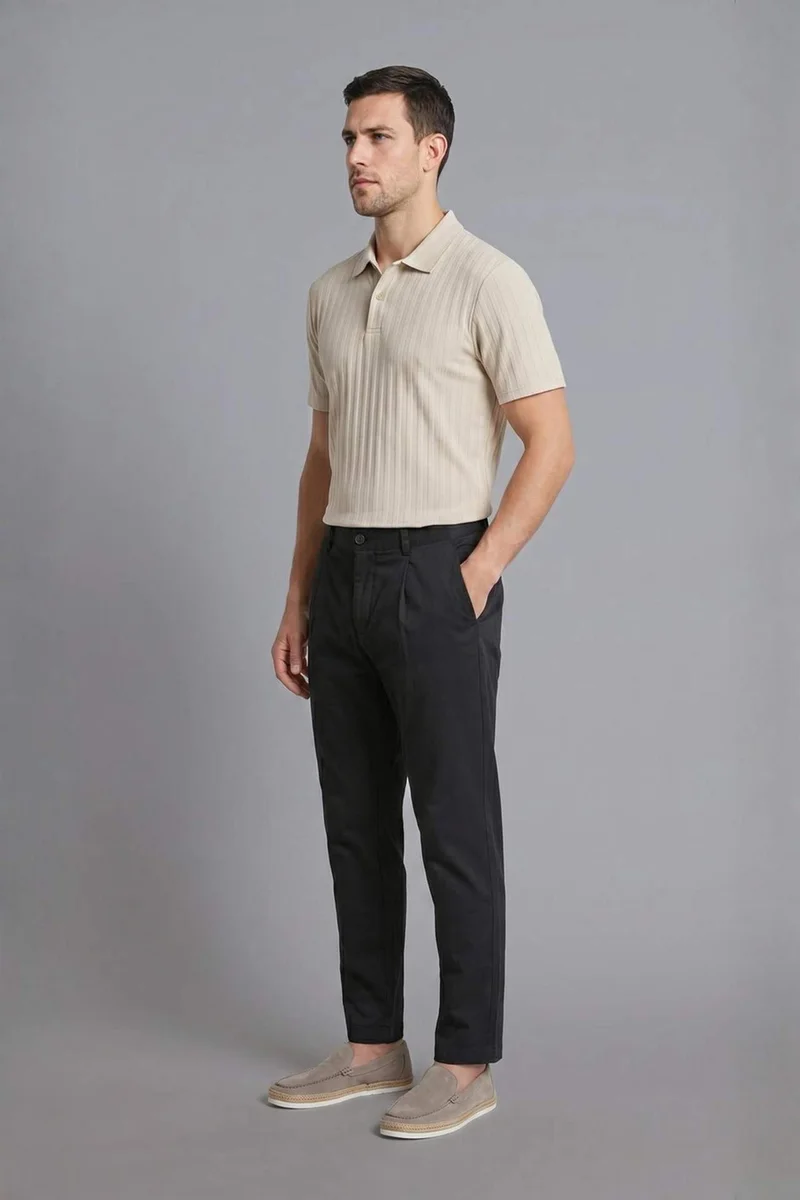 ديفاكتو Regular Fit Short Sleeve Polo T-Shirt