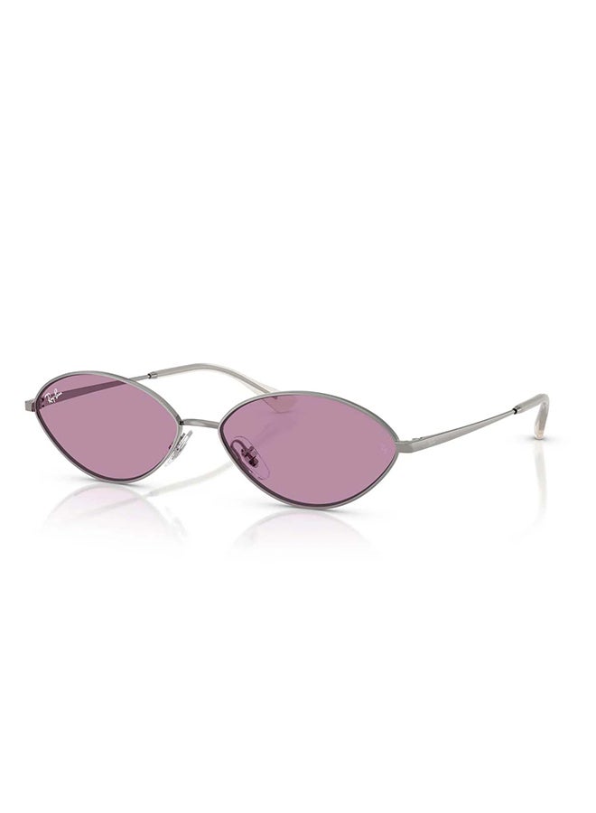 راي بان Unisex Kai Bio-Based RB3757 004/69 Unisex's Full Rim Oval Sunglasses - Lens Size: 56 mm - Image 2
