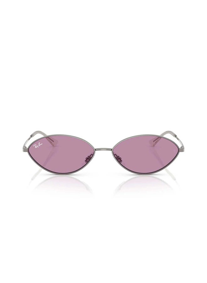راي بان Unisex Kai Bio-Based RB3757 004/69 Unisex's Full Rim Oval Sunglasses - Lens Size: 56 mm - Image 1