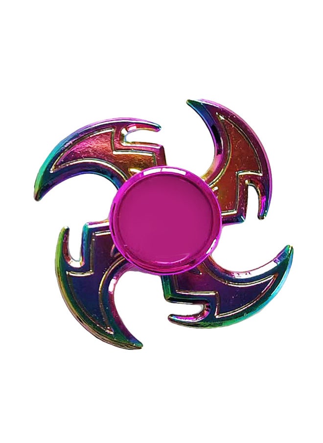 Fingertip Gyro Metal Digital Math Finger Luminous Crystal Children Explosions Stall Decompression Toys Wholesale-Color:full Moon Machete-Specifications:Plastic Box/white Paper Box (optional Default Plastic Box)  - Image 1
