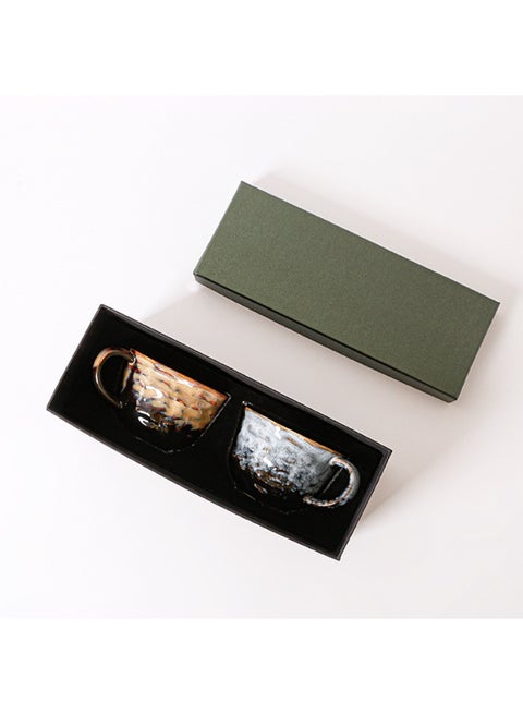 Ceramic Coffee Mug , Tea Mug for Drinks, Cappuccino, Latte, Espresso 270ml (Set of 2)