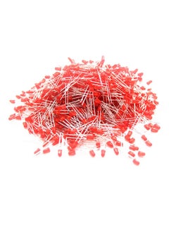 NIBEMINENT 1000-Piece Diffused Round LED Light Emitting Diodes Red 