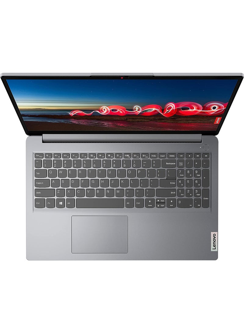 Lenovo IdeaPad 1 14IGL7 (Upgraded Version) Laptop With 14-Inch HD Display, 11th Gen Celeron N4020 Processor/4GB RAM/128GB SSD/Intel UHD Graphics 600/Windows 11 Home/ English/Arabic Cloud Grey - Image 2