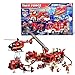 Tiny Force Fire Rescue Set Fire Truck with Ladder Toy Helicopter Motorcycle Fire Water Pump Emergency Pretend Play Toys for Kids Toddlers - Image 2