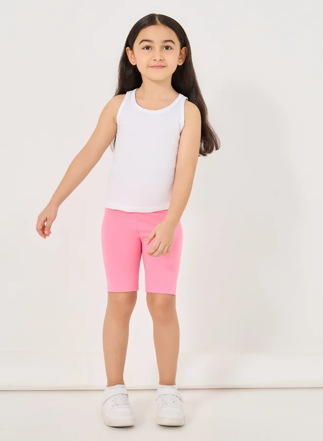 ستايلي Styli Solid Round Neck Vest