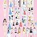 Daniel Axel Magnetic Dress Up Dolls Magnetic Doll Dress Up Kits Magnetic Paper Dolls Pretend Play Set for Girls Ages 4 Years and Up Kids Travel Activities Road Trip Car Ride Interactive Learning Imagine Gift - Image 2