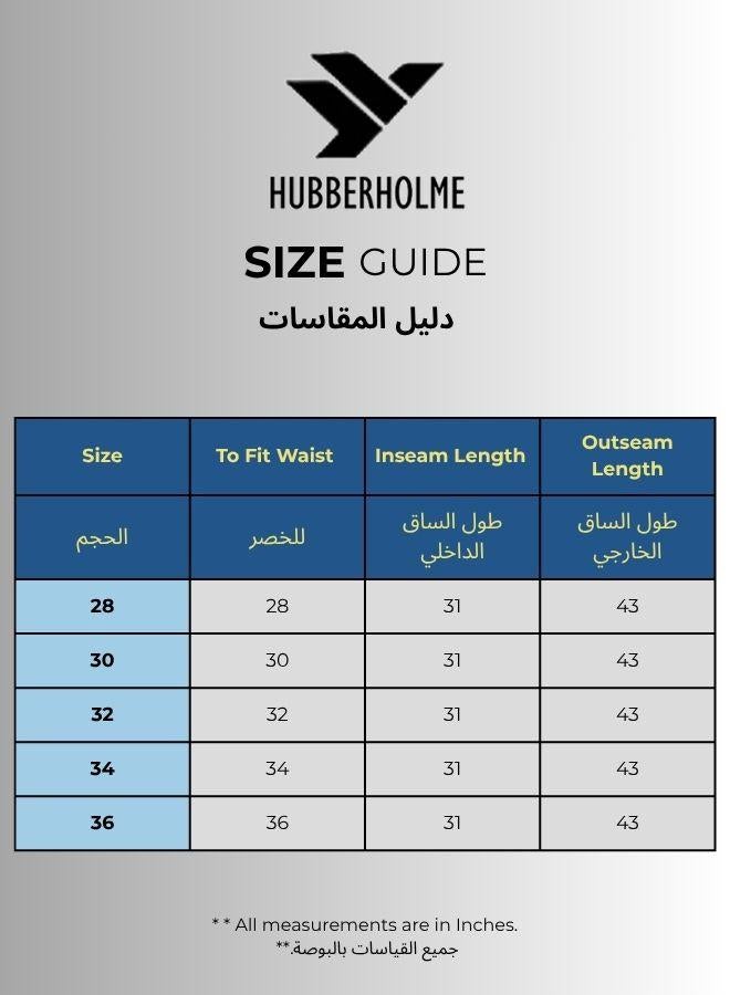 Hubberholme Men Relaxed Fit Wrinkle Free Wash Pleated Korean Pants - Image 4