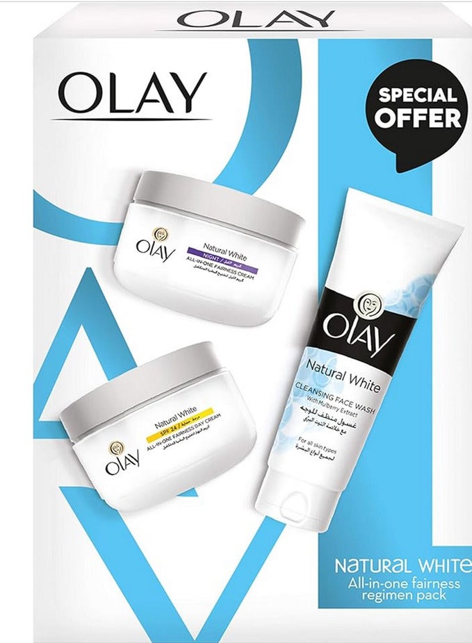 Olay Natural White Olay Beauty Set of 3 - Image 1