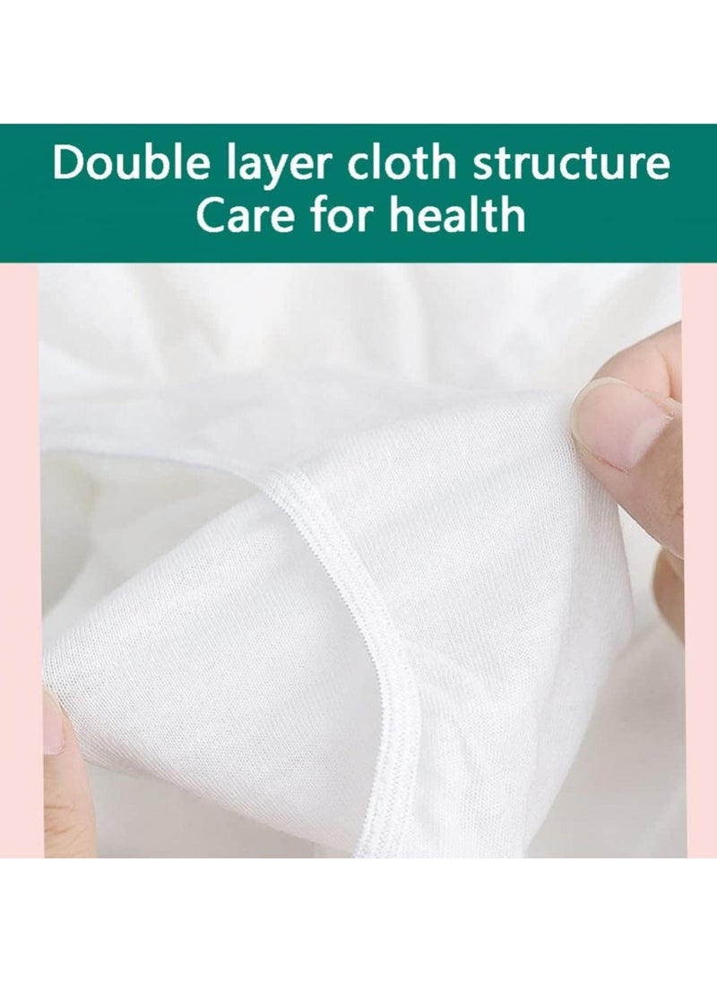 CMGTYYD Women’s Disposable Underwear Pure Cotton Ladies Discreet Panties,Pregnant Women Disposable Briefs,Max Absorbency Disposable Underwear Briefs for Travel,Business Trip,Hotel,Spa-L  - Image 4