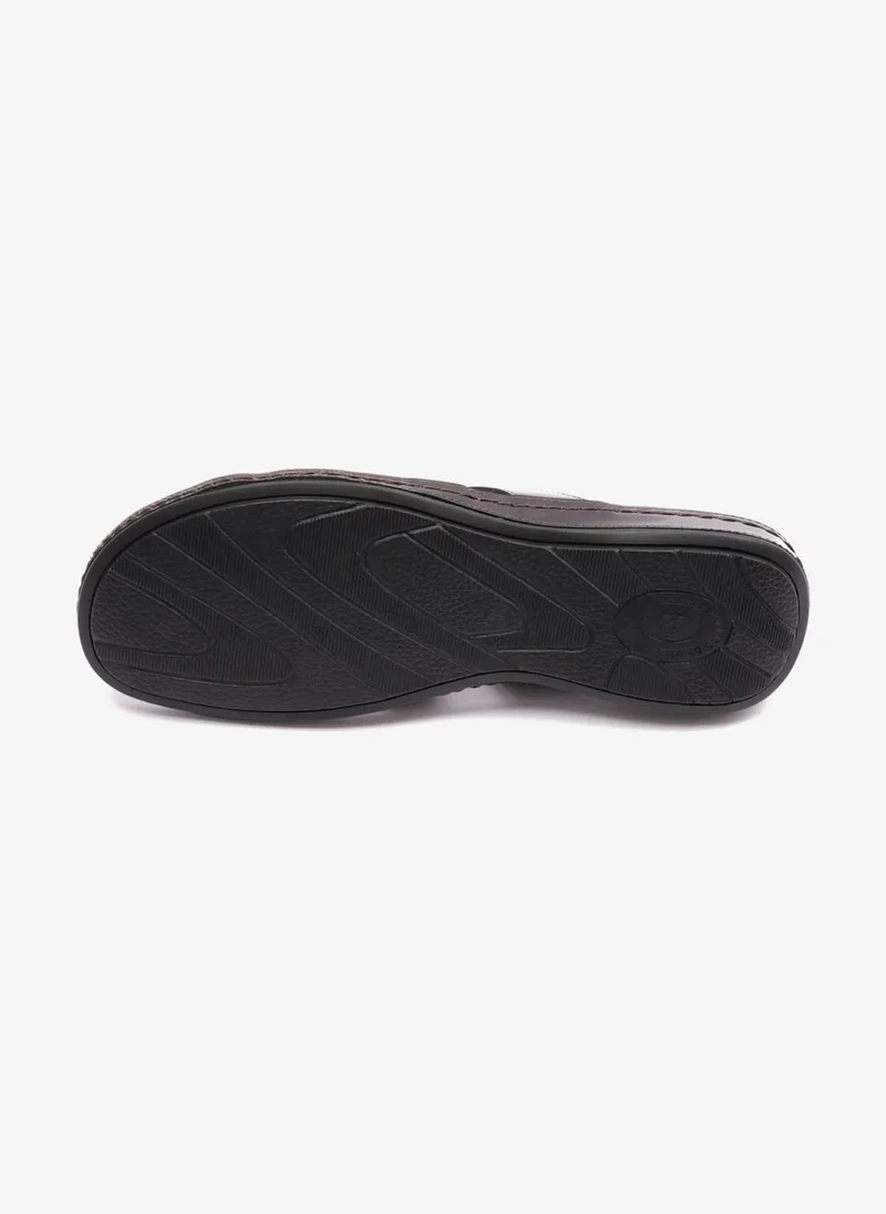 Comfort Plus FLAT OUTSOLE COMFORT PLUS LADIES SANDAL BROWN