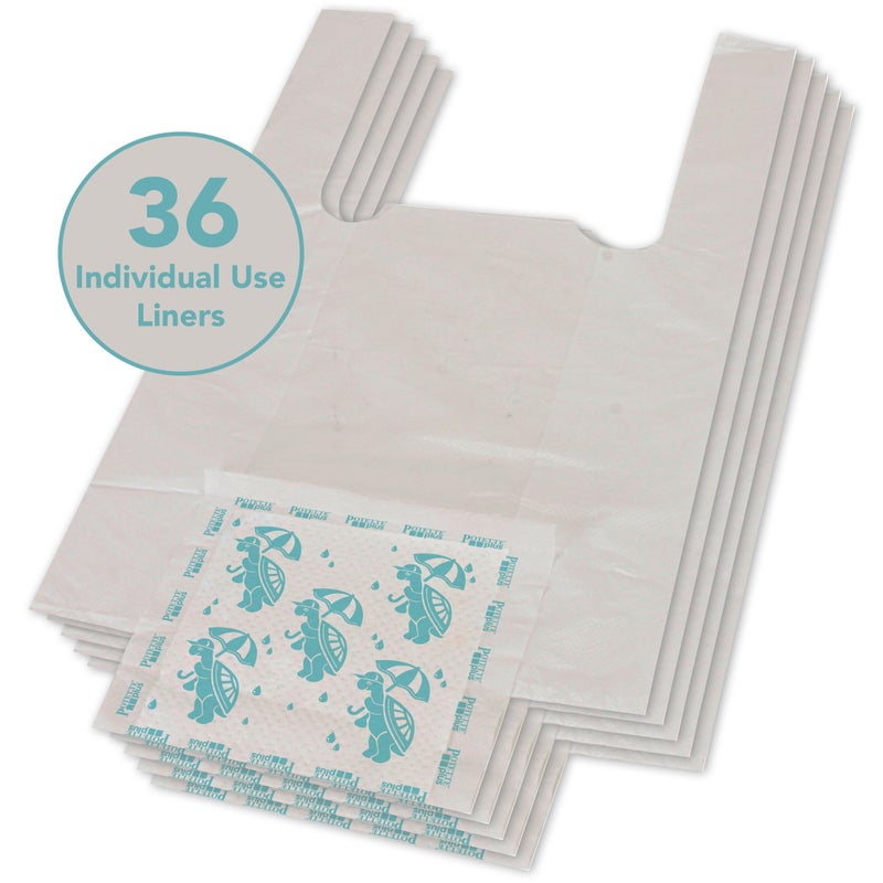 Kalencom Universal Potty Liners - Disposable Potty Liners for Toddlers - Absorbent and Leakproof - Compatible with Potette Travel Potty and Most Standard Toddler Potties - 36 Count - Image 2