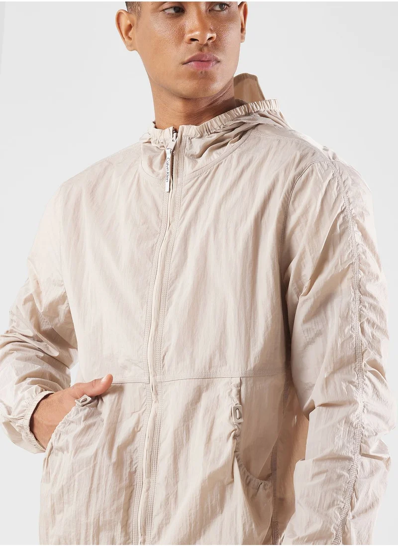 Calvin Klein Sports Logo Windbreaker Jacket