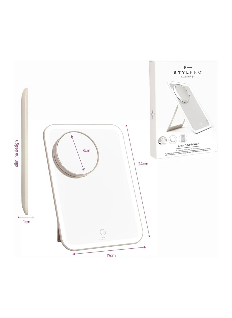 stylPro Stylpro Glow and Go Travel Mirror