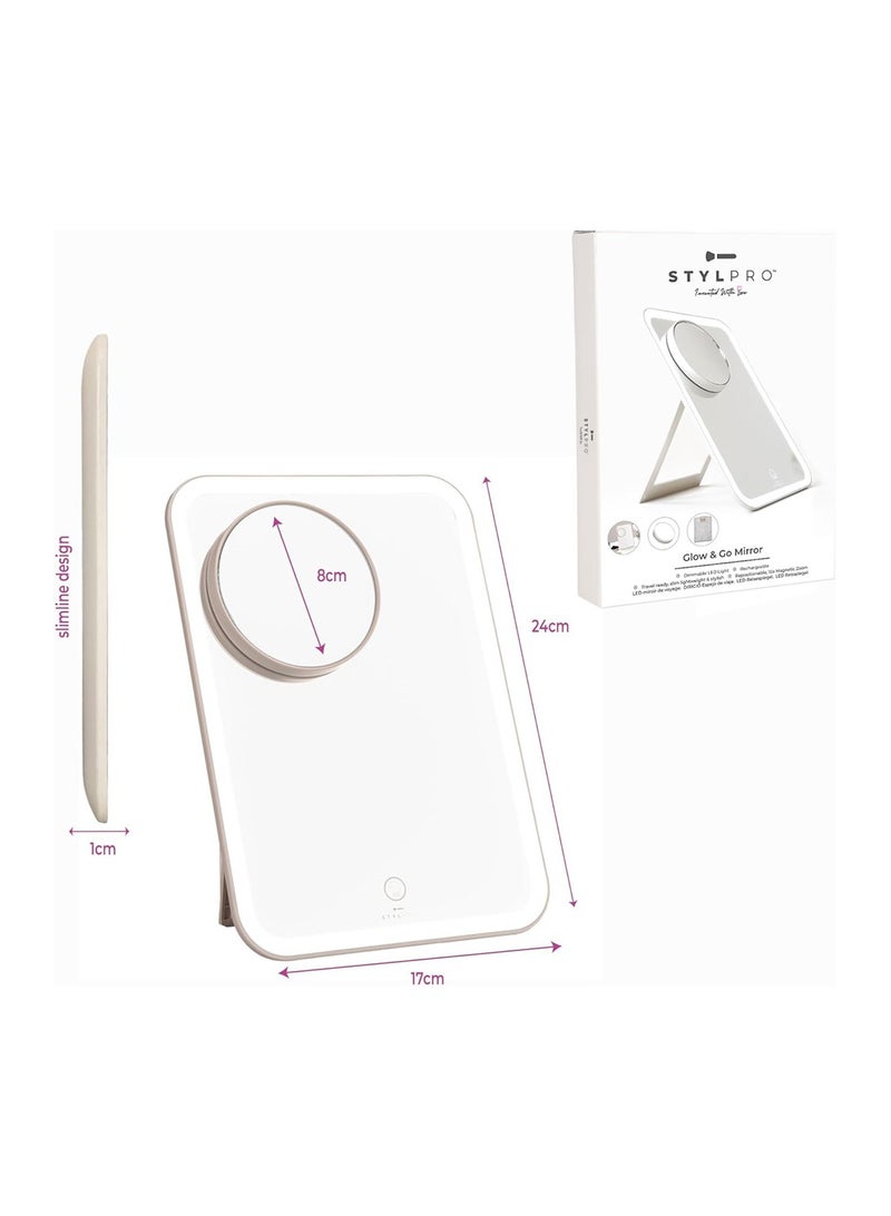 Stylpro Glow and Go Travel Mirror - Image 2