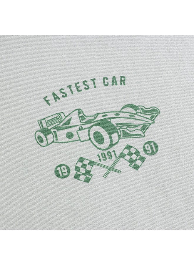 Threegun Kids' Soft Cotton Round Neck Long Sleeve Long Pants Home Wear Set Green 120 - Image 4