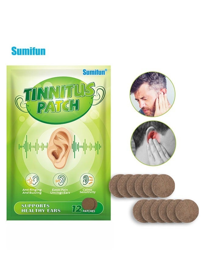 سوميفون 12 قطعة من التصحيح مهدئا طنين ، والأعشاب الطبيعية ، وتخفيف آلام الأذن ، والتركيز ، وتحسين السمع وتعزيز الدورة الدموية ، حمل واستخدام مريحة ، حزمة التصحيح الرعاية طنين - Image 1