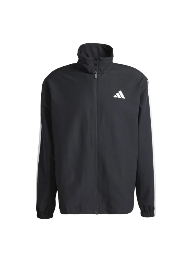 adidas Adidas M 3S Wv Tt Ts Black Training Suits For Men XS