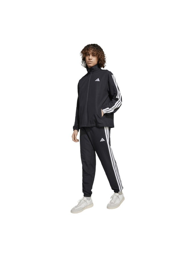 Adidas Adidas M 3S Wv Tt Ts Black Training Suits For Men XS - Image 4