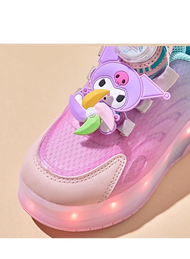 Loquat Glowing Shoes-Children's Cute Double Wheel Flash Skating Shoes - Image 2