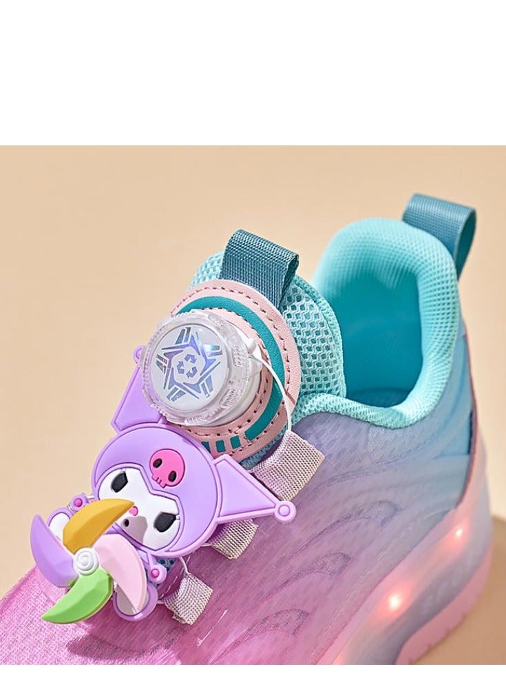 Loquat Glowing Shoes-Children's Cute Double Wheel Flash Skating Shoes - Image 3